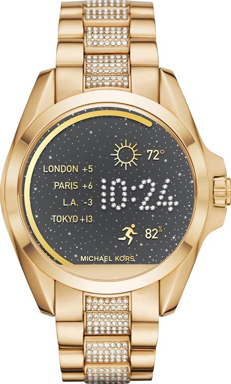 is the michael kors bradshaw smartwatch waterproof|michael kors access touchscreen smartwatch.